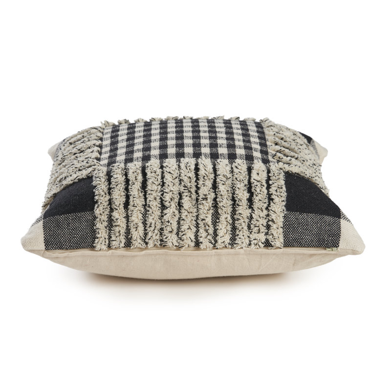 Union Rustic Churchwell Pinstripe Cotton Throw Pillow & Reviews Wayfair